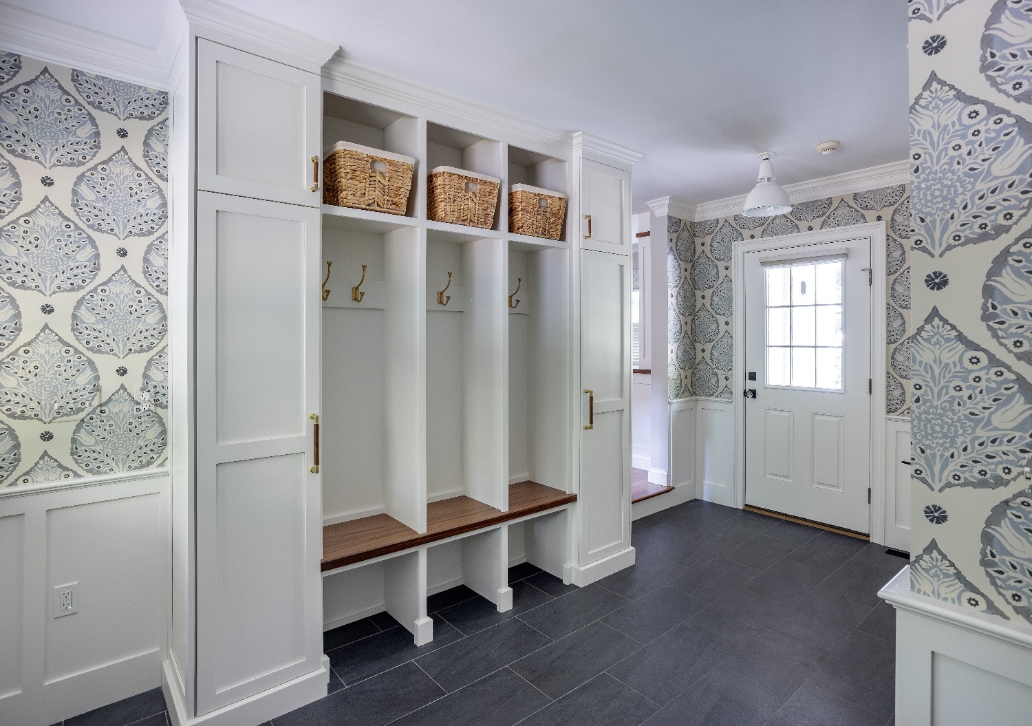 Case Study: From Chaos to Calm - A Mudroom, Laundry Room, and Powder Bath Renovation