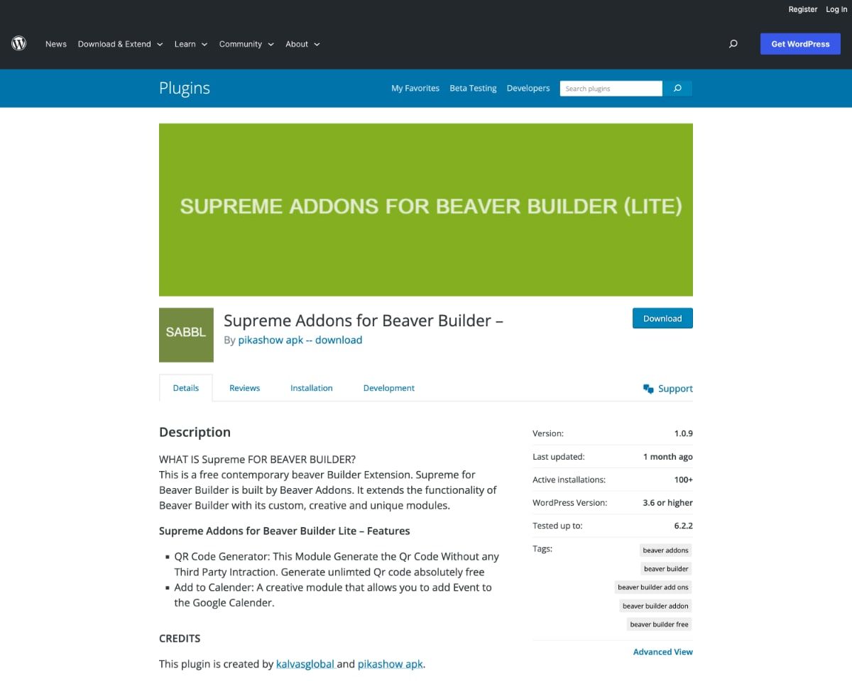 Supreme Addons