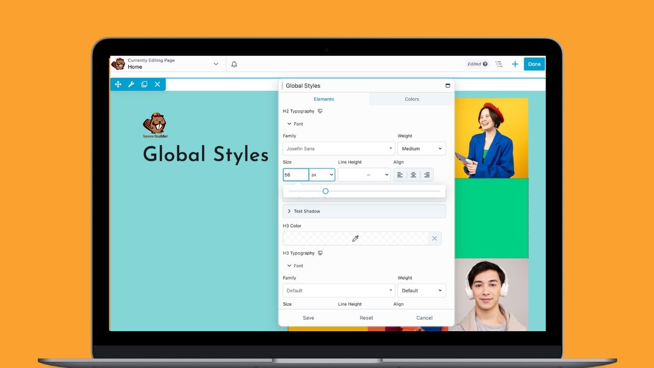 Global Styles in Beaver Builder